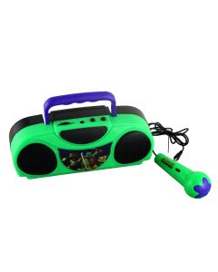 Teenage Mutant Ninja Turtles Portable Radio Karaoke Kit With Microphone