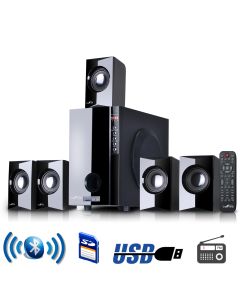 beFree Sound 5.1 Channel Surround Sound Bluetoot Speaker System