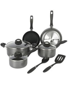 Oster Clairborne 10 Piece Nonstick Aluminum Cookware Set