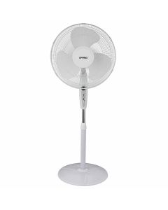 Optimus 16 in. Oscillating Stand Fan with Remote Control