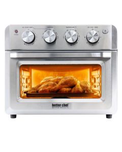 Better Chef Do-It-All 20 Liter Convection Air Fryer Toaster Broiler Oven in Silver