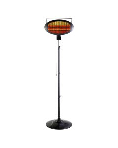 Optimus Garage-Outdoor Floor Standing Infrared Patio Heater with Remote