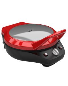 Brentwood 1200 Watt 12 Inch Non Stick Pizza Maker and Grill in Red